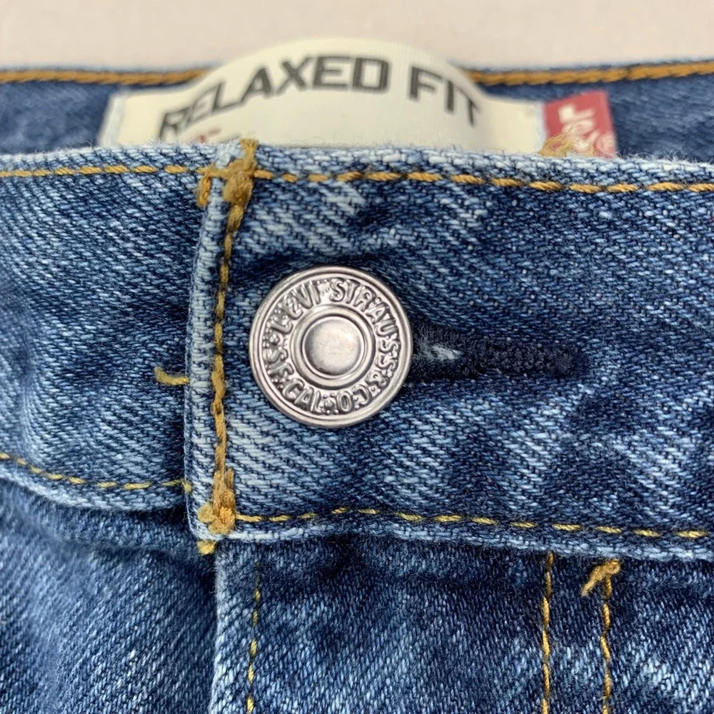 Vintage Levis 550 Men's 38x29‎ Blue Y2K Relaxed Fit Loose 100% Cotton